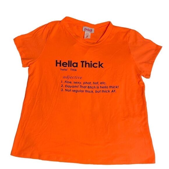 Hella Thick Neon T Shirt - Picture 1 of 4